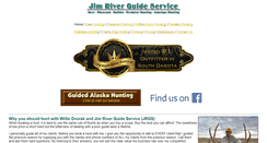 Desktop Screenshot of jimriverguideservice.com