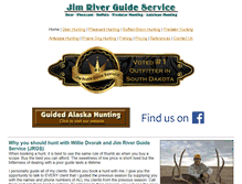Tablet Screenshot of jimriverguideservice.com